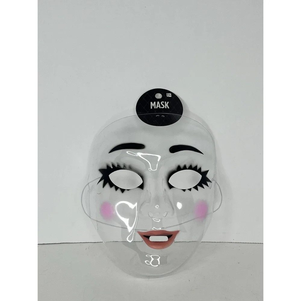 Mask Clear Scary Halloween Costume Adult Size